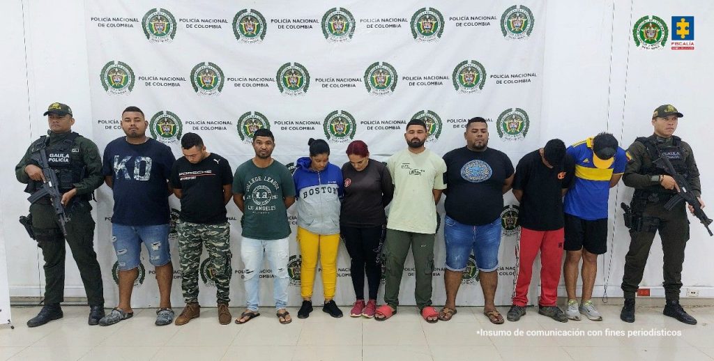 *JUDICIALIZADOS NUEVE PRESUNTOS INTEGRANTES DEL CLAN DEL GOLFO SEÑALADOS DE EXTORSIONES EN CÓRDOBA*