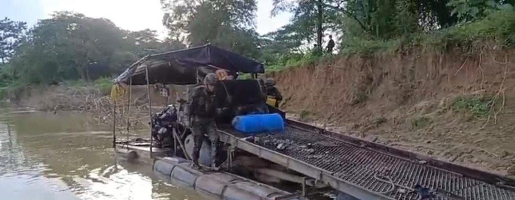 *EJÉRCITO Y POLICÍA NACIONAL INTERVIENEN DOS UNIDADES DE EXTRACCIÓN ILÍCITA DE YACIMIENTOS MINEROS EN PUERTO LIBERTADOR, CÓRDOBA*