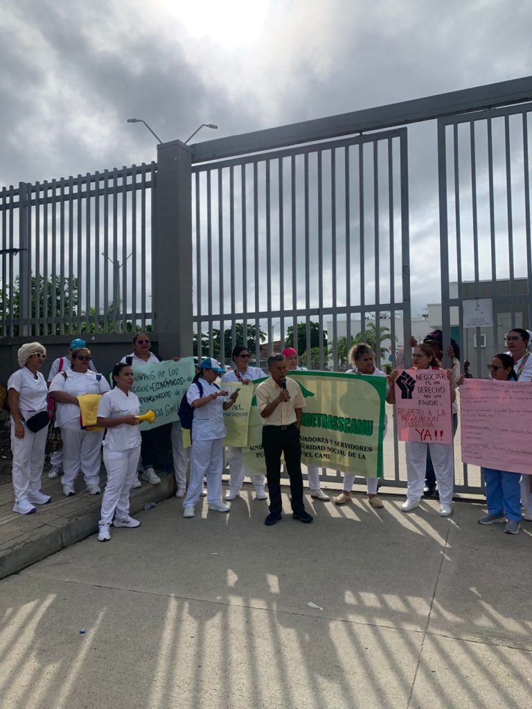 *PROTESTAS EN LA E.S.E VIDA SINÚ POR DESMEJORA LABORAL*