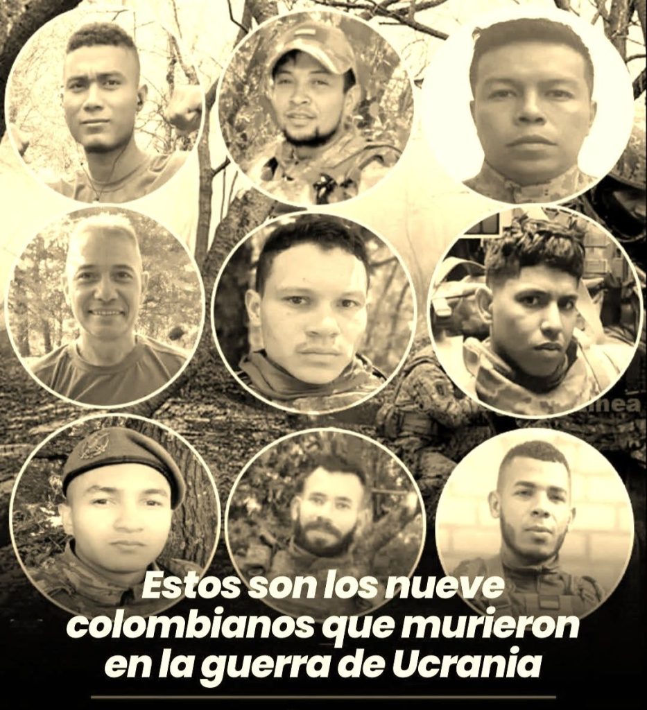 *MÁS MERCENARIOS COLOMBIANOS REPORTADOS MUERTOS EN UCRANIA, OTRO CORDOBÉS ENTRE ELLOS*
