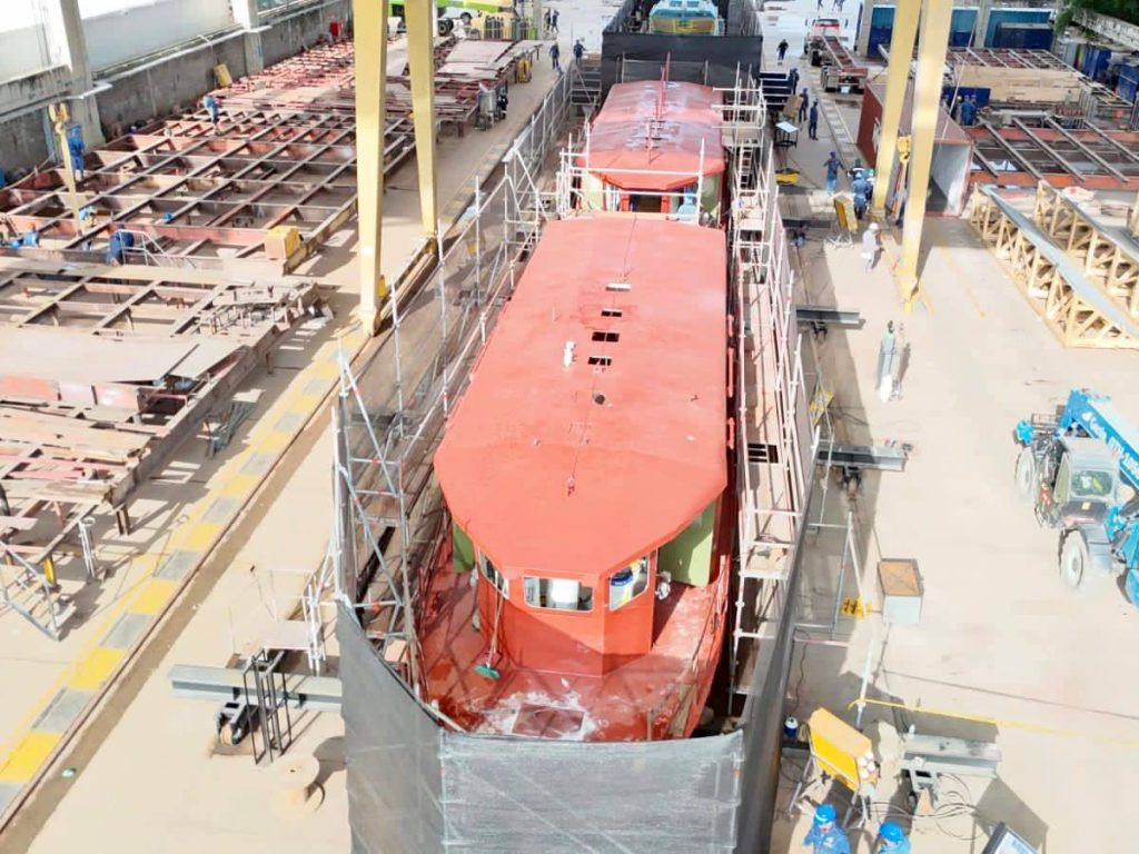 *EN MONTERÍA, BUSINÚ AVANZA A PASO FIRME Y SE REPORTA UN AVANCE DEL 74 % EN LA CONSTRUCCIÓN DE LAS EMBARCACIONES FLUVIALES*