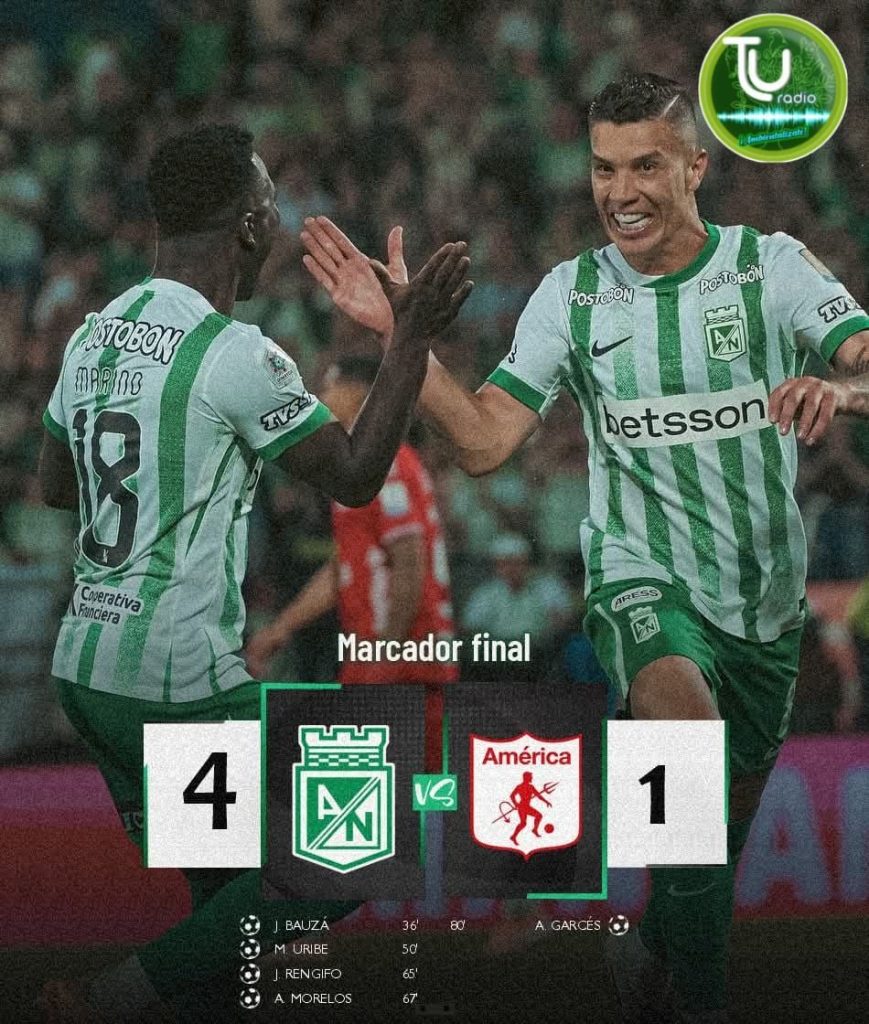 *AMÉRICA DE CALI CAYÓ APLASTADA ANTE EL REY DE COPAS COLOMBIANO EN EL PRIMER PARTIDO DE LA SEMI DE COPA*