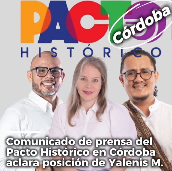 Pacto Histórico en Córdoba aclara que no respalda la candidatura de Edgardo Espitia al Senado de la República.