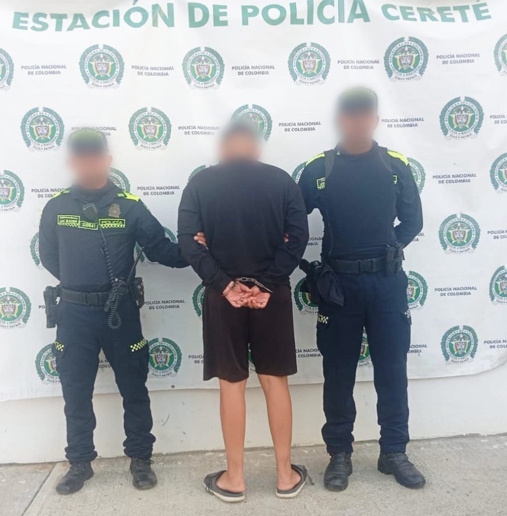 A este sujeto lo buscaban por Concierto para delinquir y fue Capturado por orden judicial en Cereté-Córdoba.