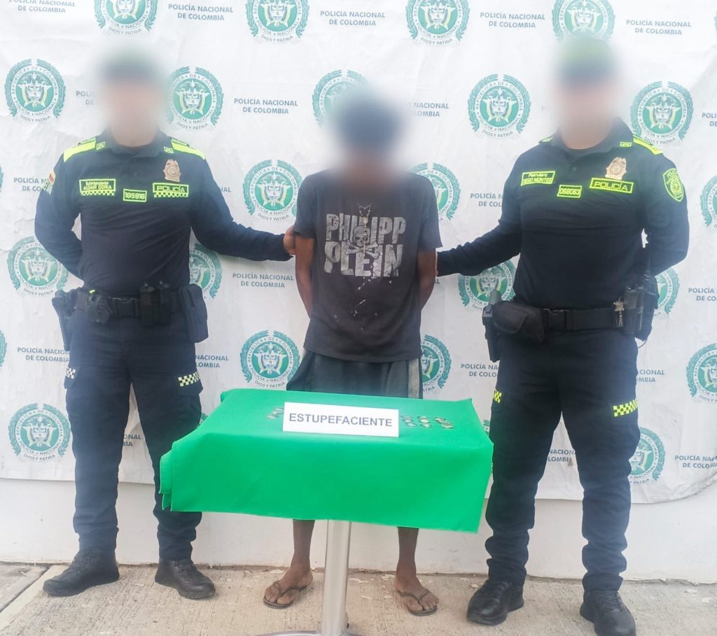 Sujeto de 41 años fue capturado por tráfico de estupefacientes
