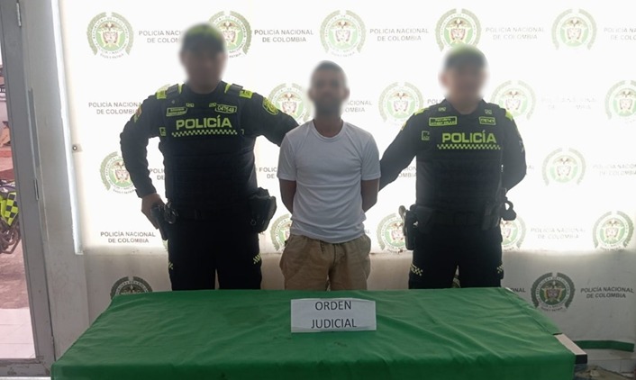 Este sujeto fue capturado en Montería por el delito de concierto para delinquir.